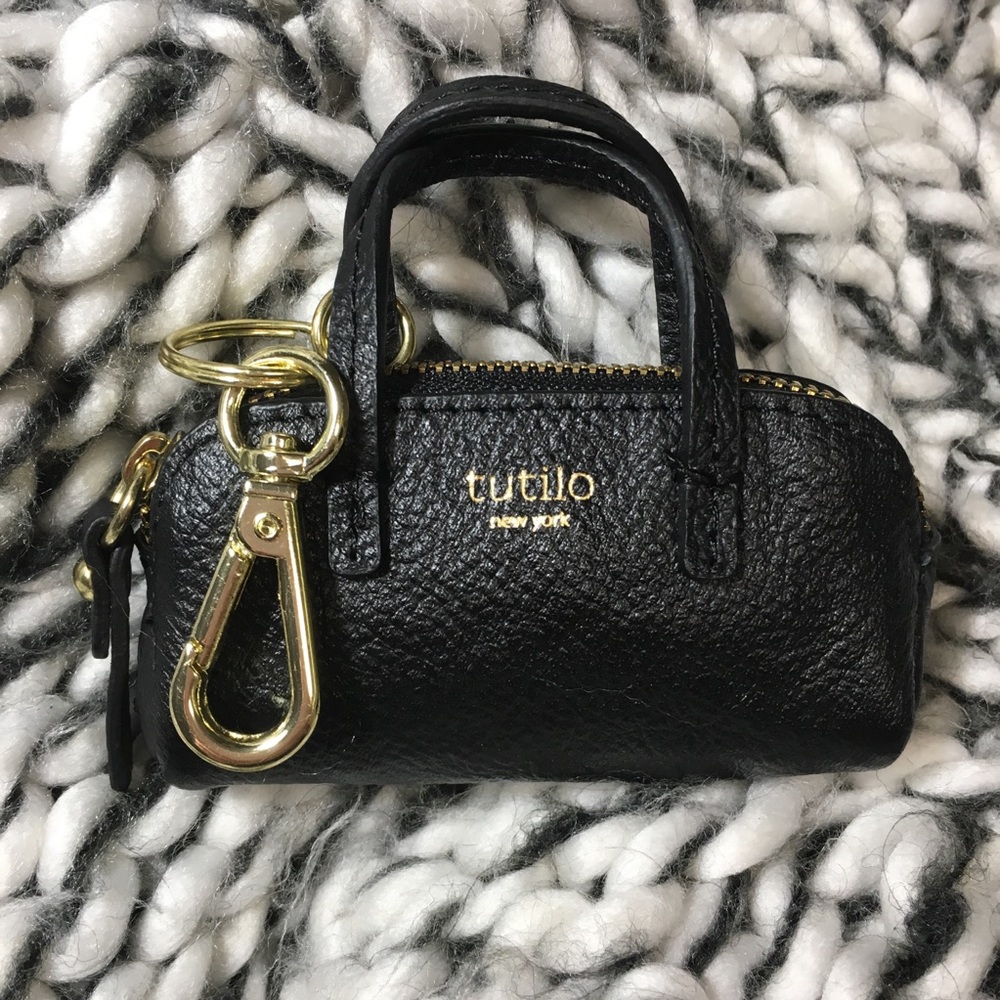 Leather Tutilo keychain